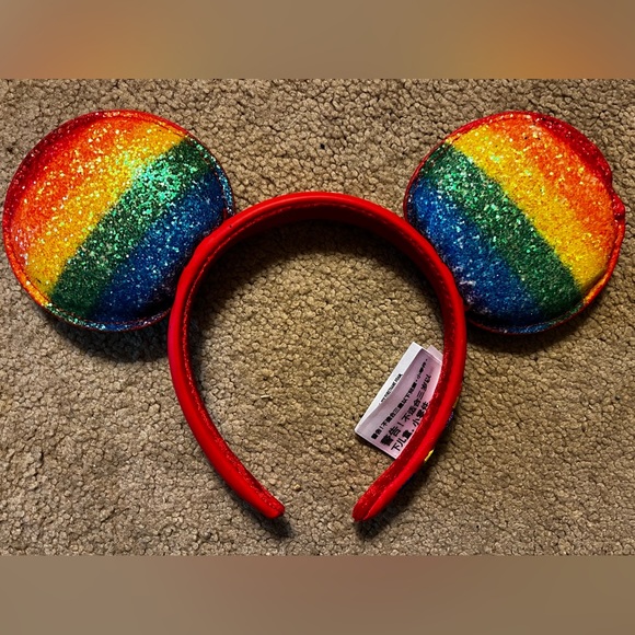 Disney Mickey Mouse Rainbow Collection Glitter Ear Headband - Picture 3 of 9